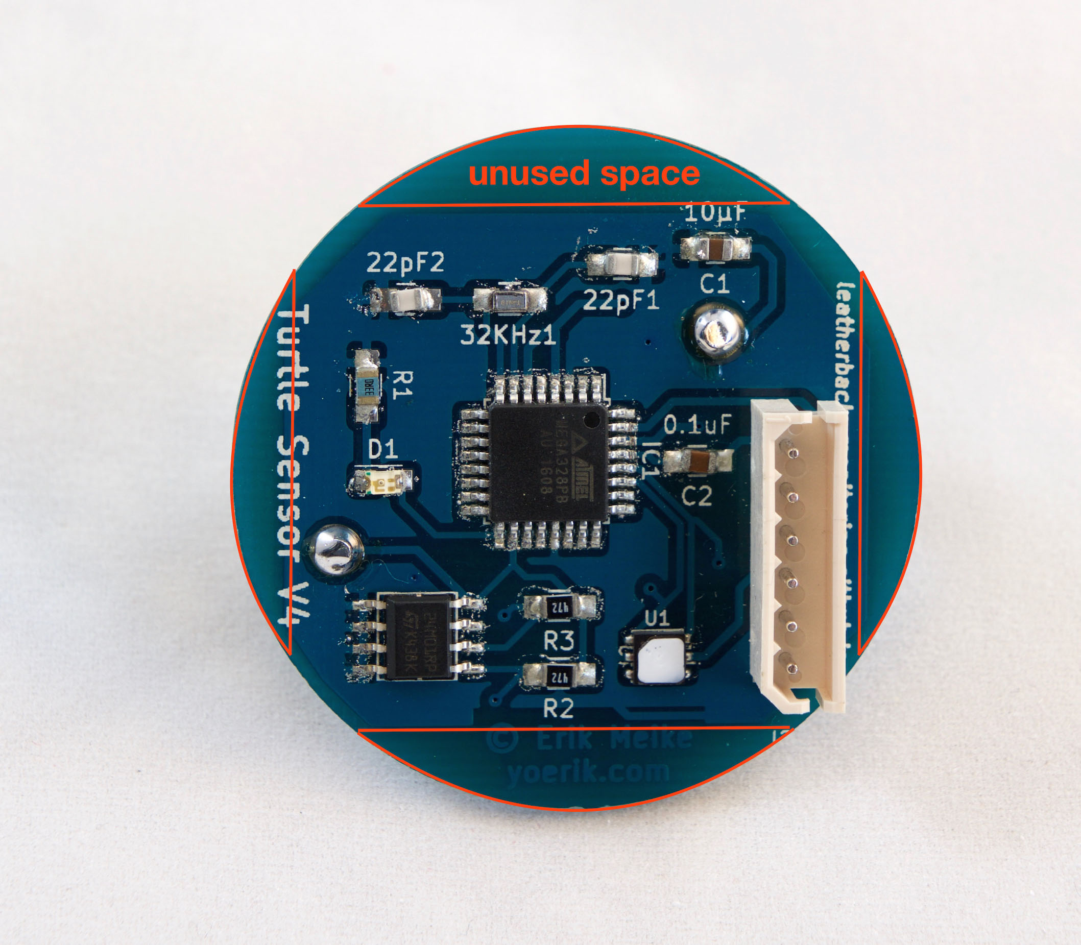 Circular PCB wastes space