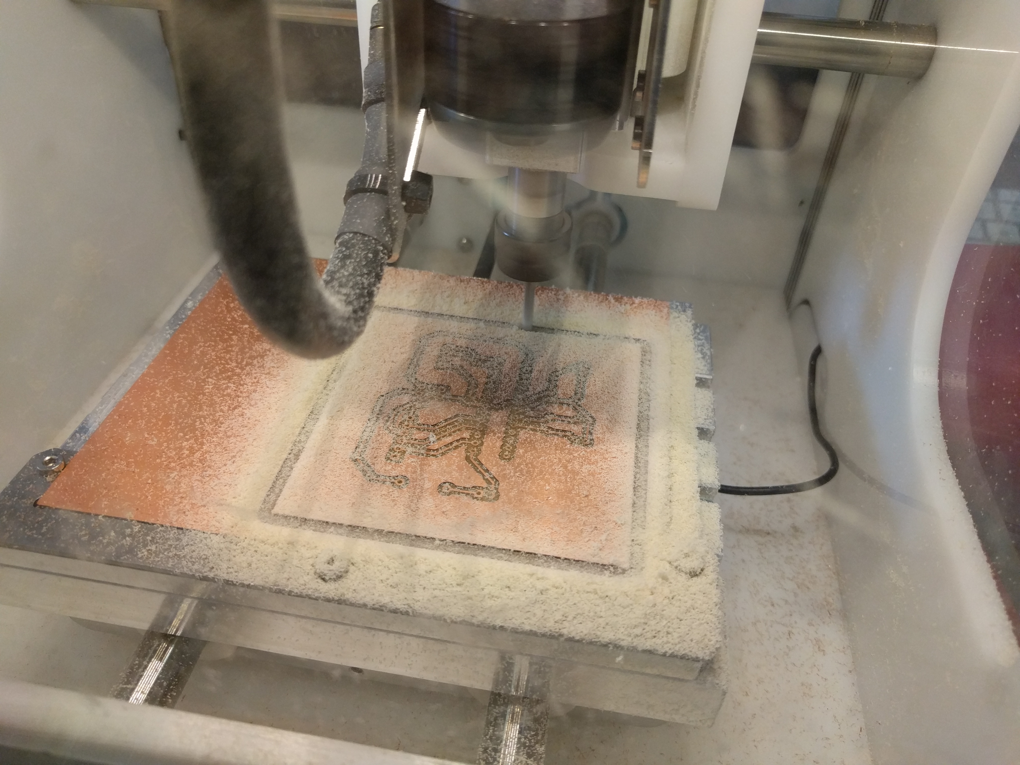 Milling the PCB